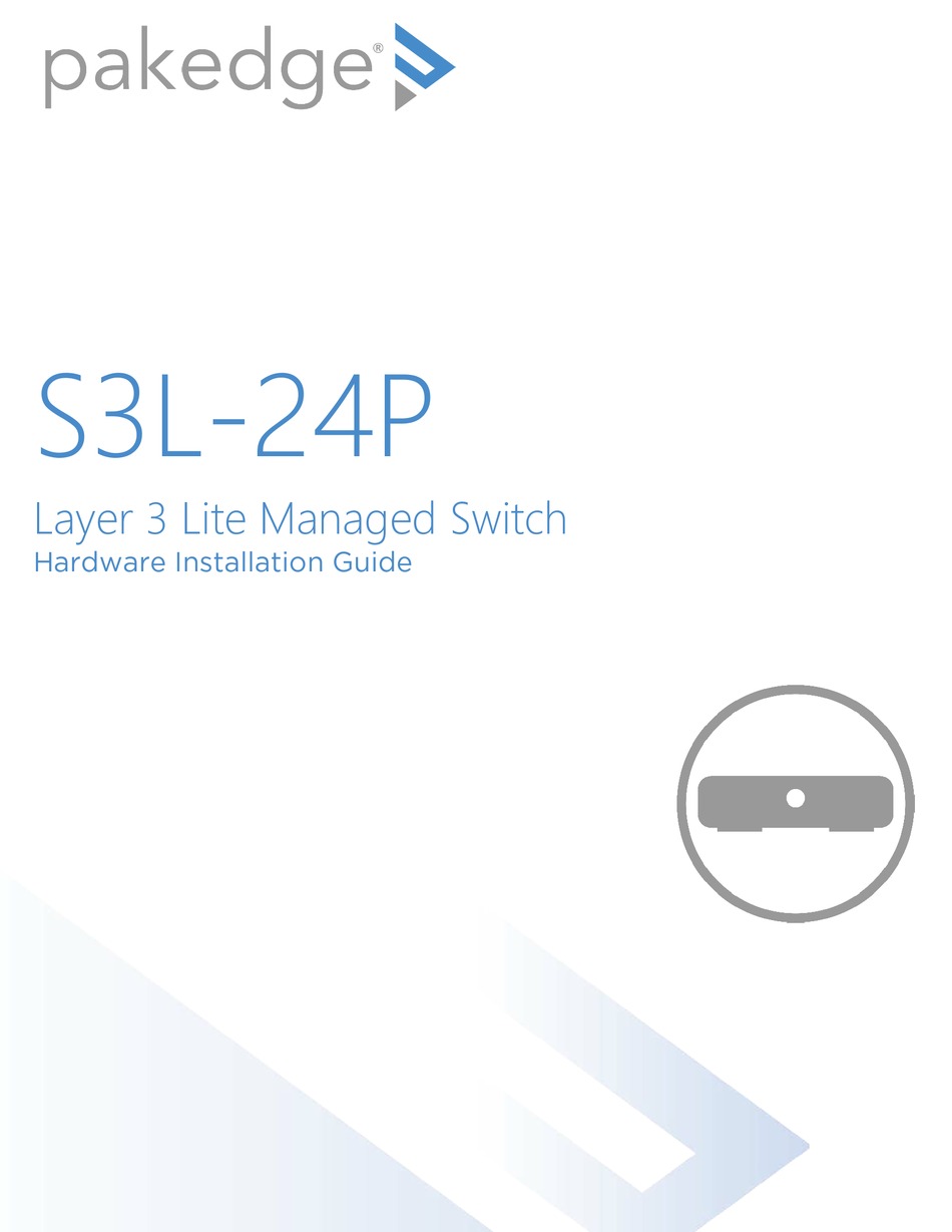 Pakedge S3l 24p Hardware Installation Manual Pdf Download Manualslib