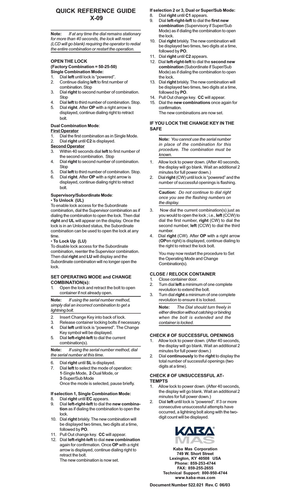 Kaba X 09 Quick Reference Manual Pdf Download Manualslib Kaba X 09 Quick Reference Manual Pdf Download Manualslib