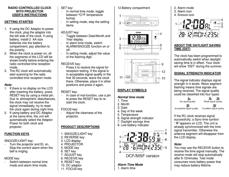 LA CROSSE WT519 USER INSTRUCTIONS Pdf Download ManualsLib