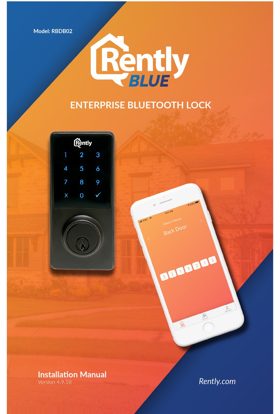 HOME CONTROLS RENTLY BLUE RBDB02 INSTALLATION MANUAL Pdf Download