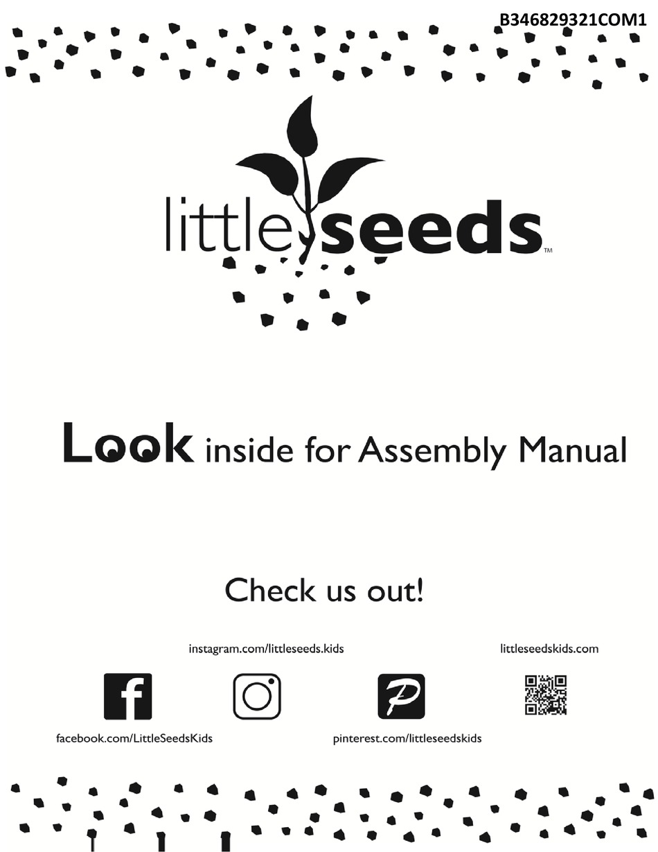 LITTLE SEEDS ASSEMBLY MANUAL Pdf Download ManualsLib