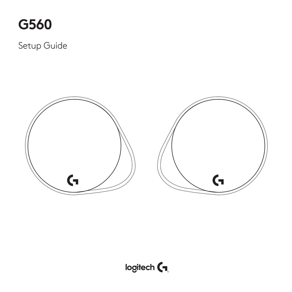 LOGITECH G560 SETUP MANUAL Pdf Download | ManualsLib