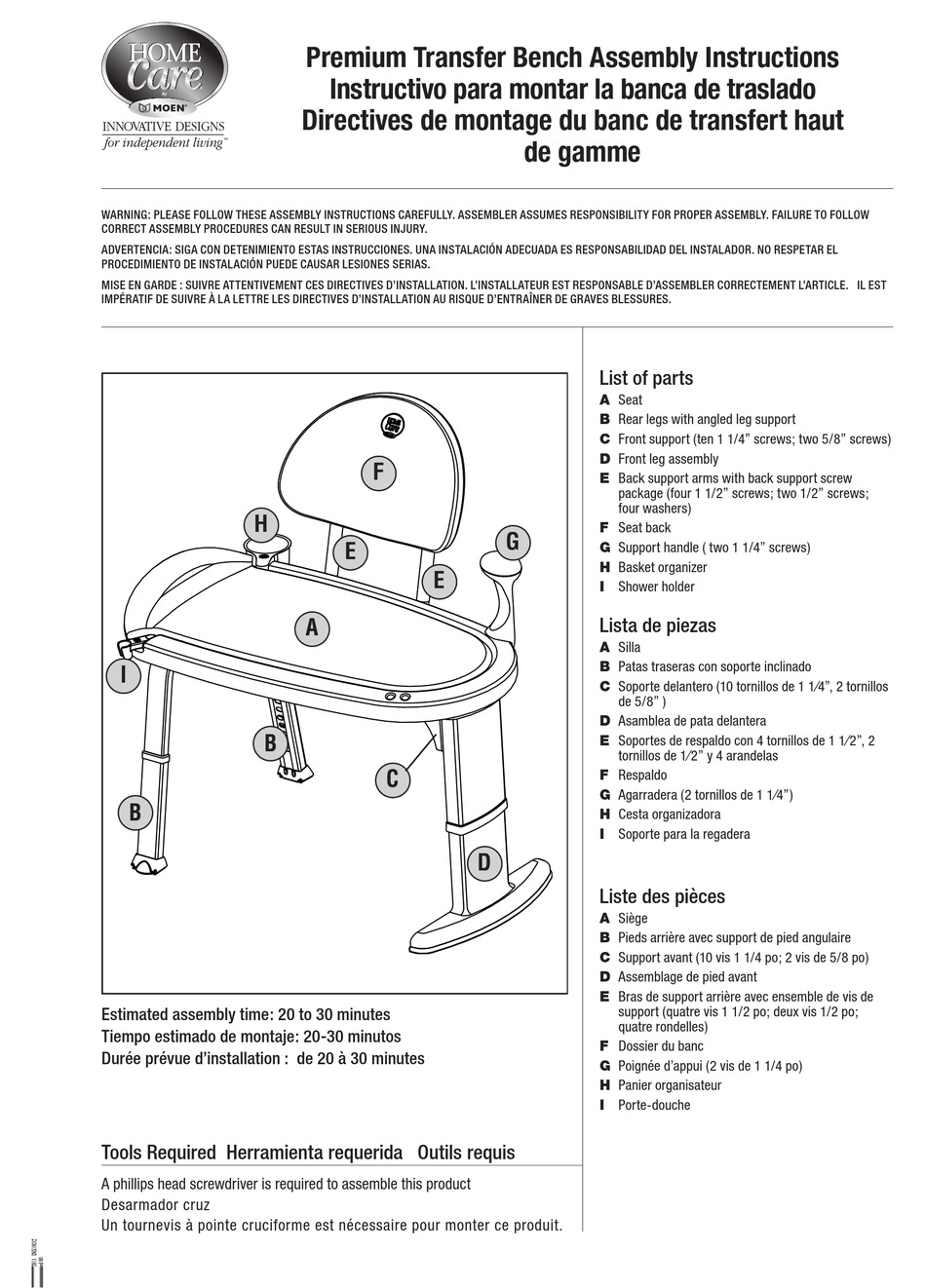 MOEN DN7105 ASSEMBLY INSTRUCTIONS Pdf Download ManualsLib