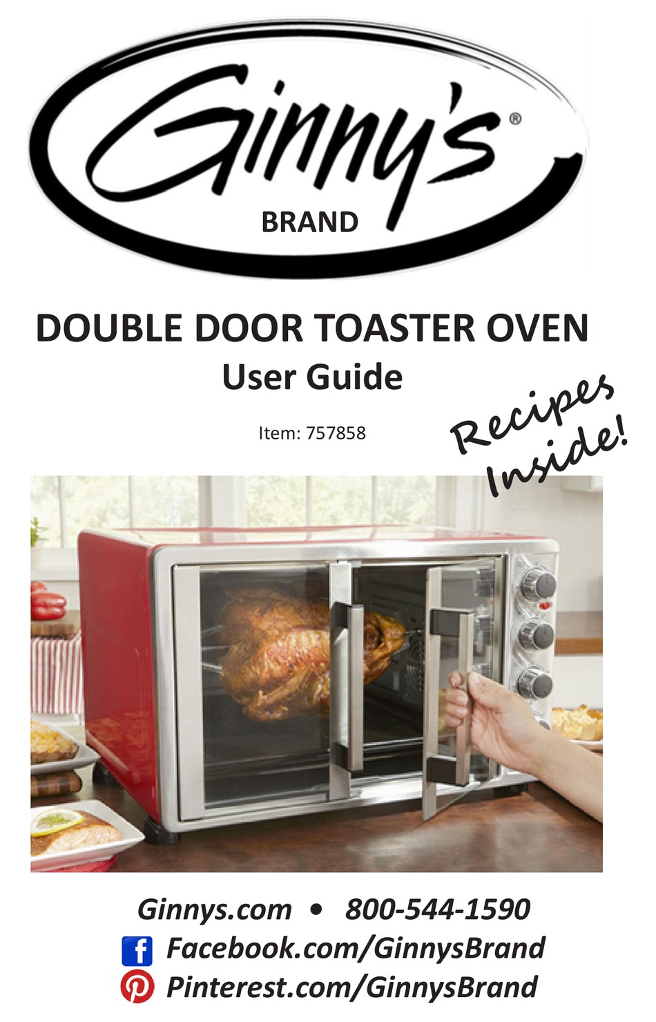 Ginny's Double-Door Toaster Oven with Convection