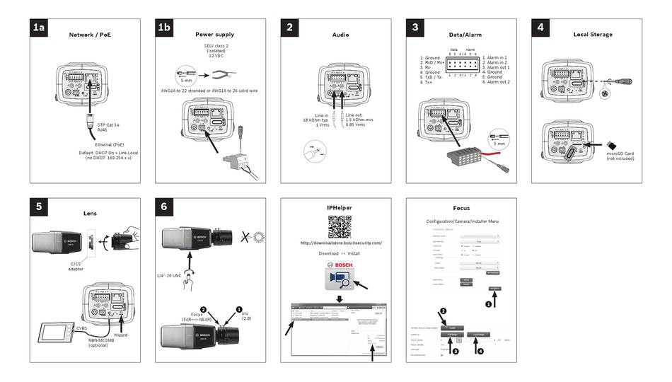 Bosch Nbn B Quick Installation Manual Pdf Download Manualslib