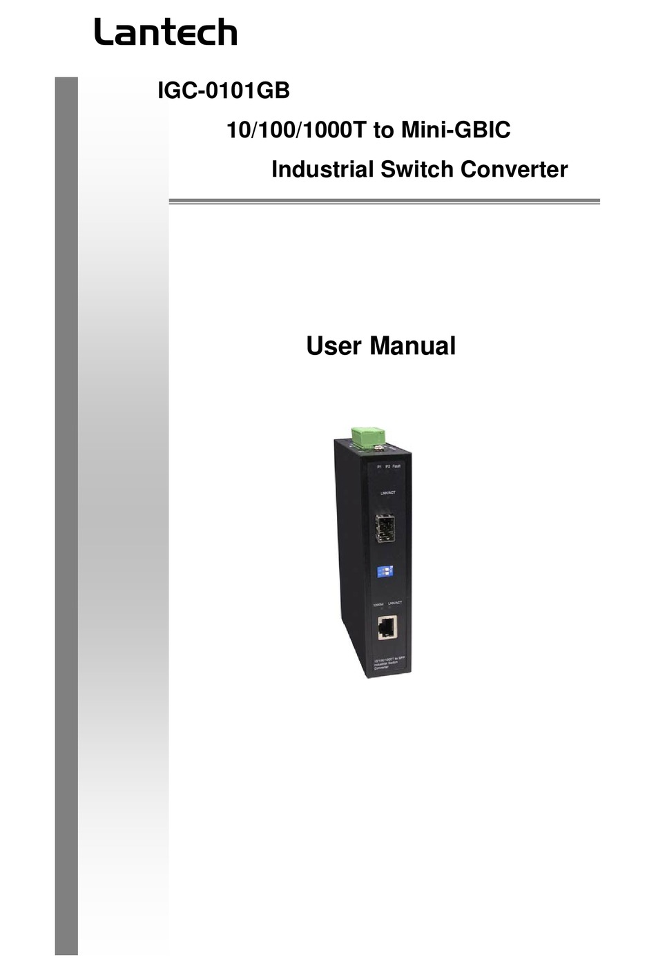 LANTECH IGC0101GB USER MANUAL Pdf Download ManualsLib