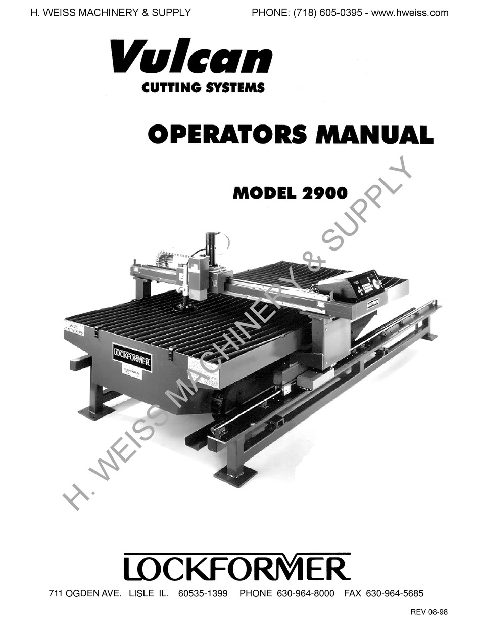 Lockformer Vulcan 2900 Operator S Manual Pdf Download Manualslib Lockformer Vulcan 2900 Operator S Manual Pdf Download Manualslib