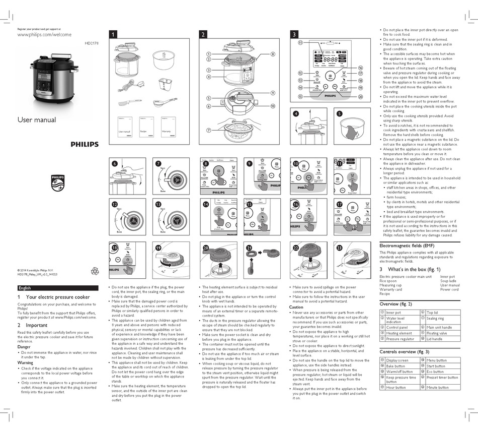 PHILIPS HD2178 USER MANUAL Pdf Download ManualsLib