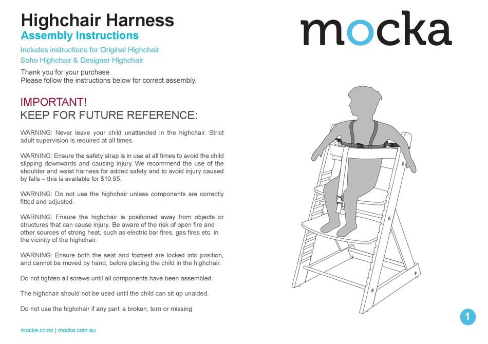 mocka original high chair