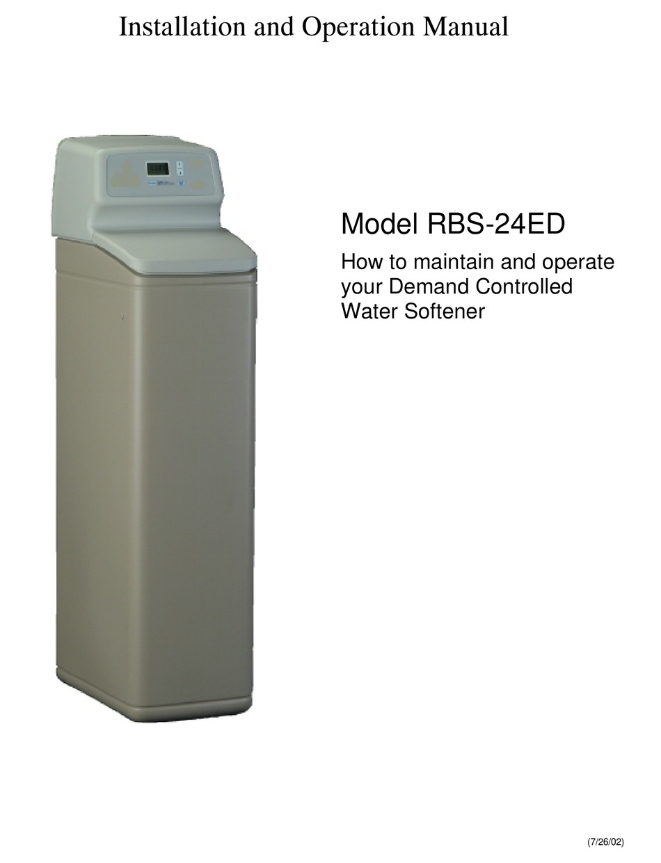 ROBOSOFT RBS-24ED INSTALLATION AND OPERATOR'S MANUAL Pdf Download ...
