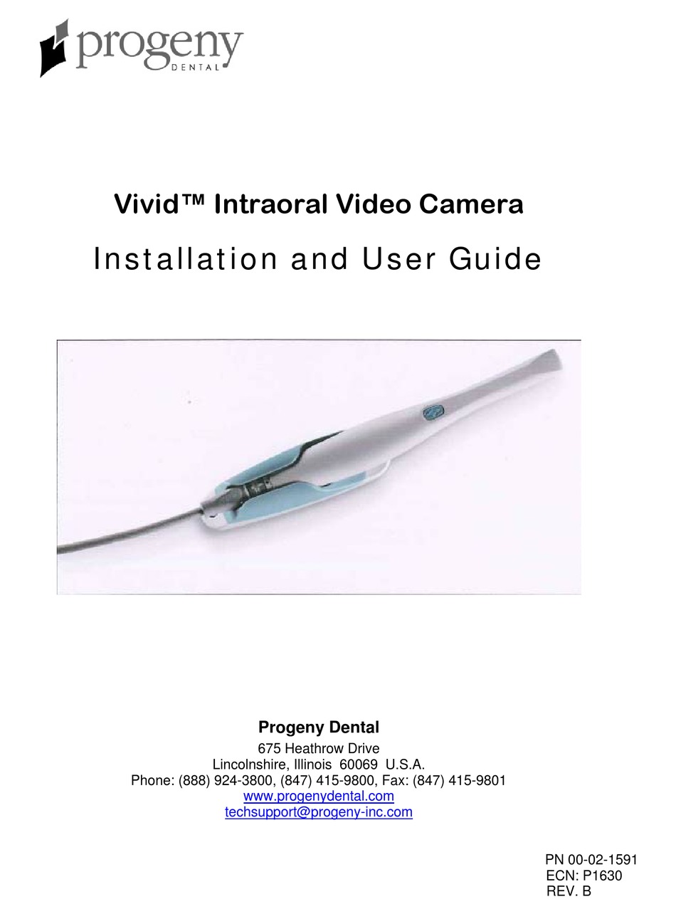 PROGENY VIVID INSTALLATION AND USER MANUAL Pdf Download ManualsLib
