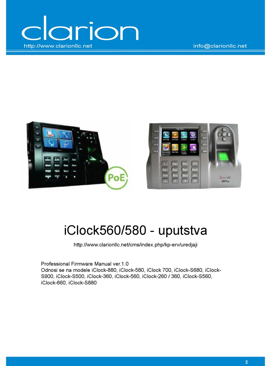 CLARION ICLOCK 560 INSTRUCTIONS MANUAL Pdf Download ManualsLib