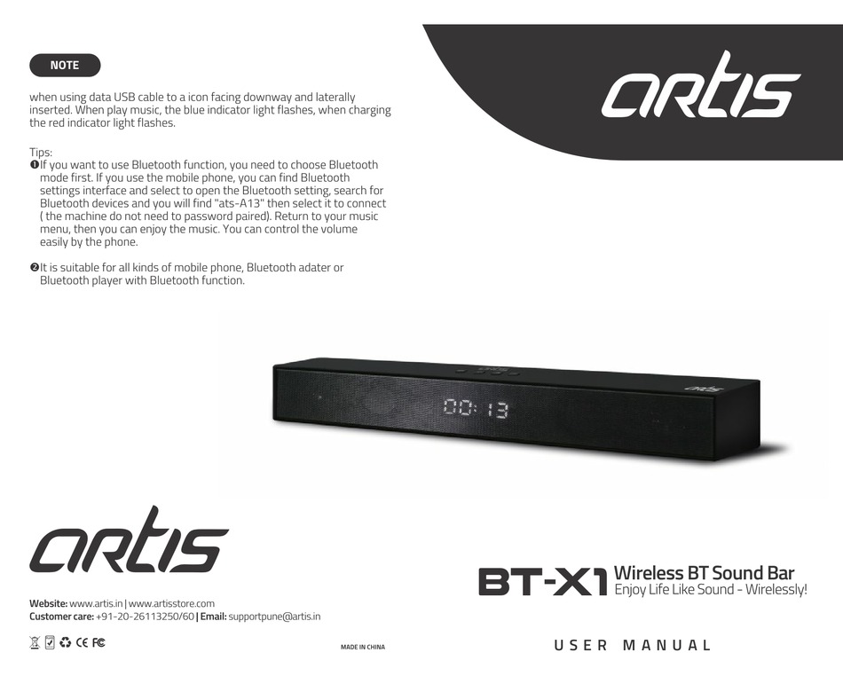 Artis sales bt 405