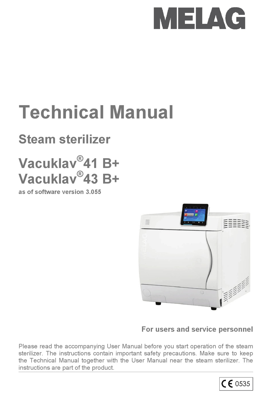 Melag Vacuklav 41 B Technical Manual Pdf Download Manualslib Melag Vacuklav 41 B Technical Manual Pdf Download Manualslib