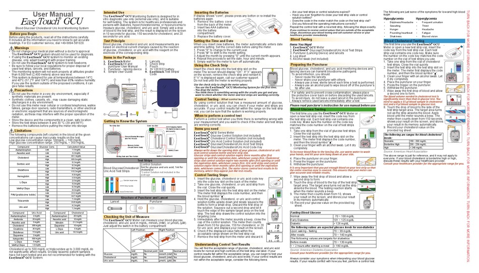 Bioptik Easytouch Gcu User Manual Pdf Download Manualslib