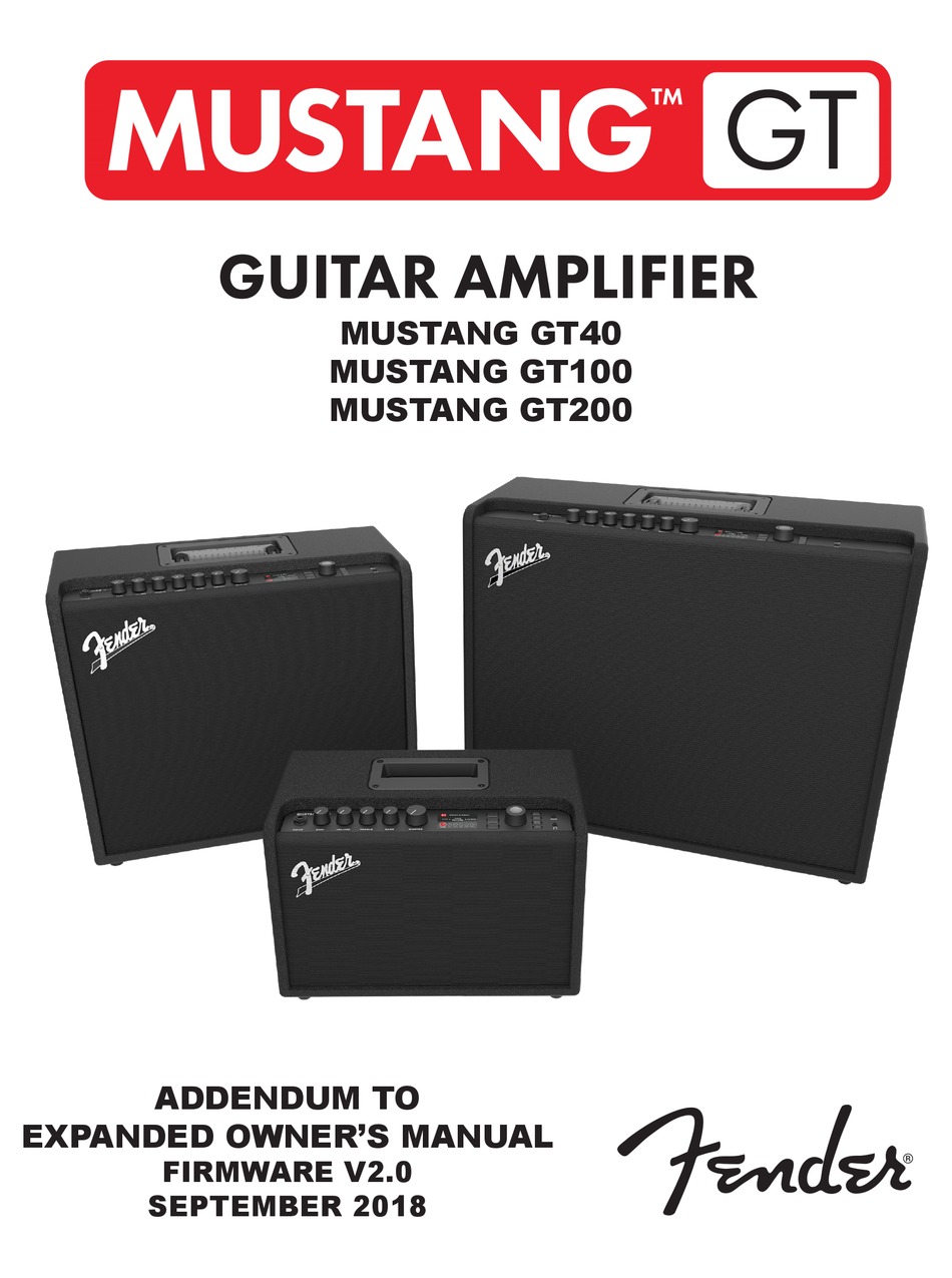 Fender Mustang Gt40 Firmware Update