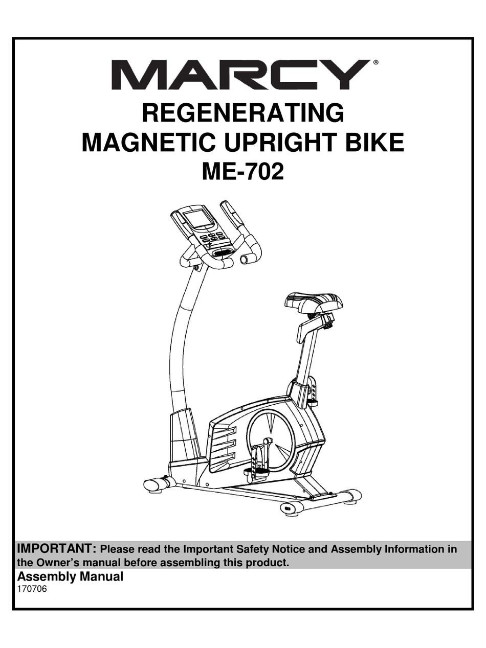 MARCY ME-702 ASSEMBLY MANUAL Pdf Download | ManualsLib