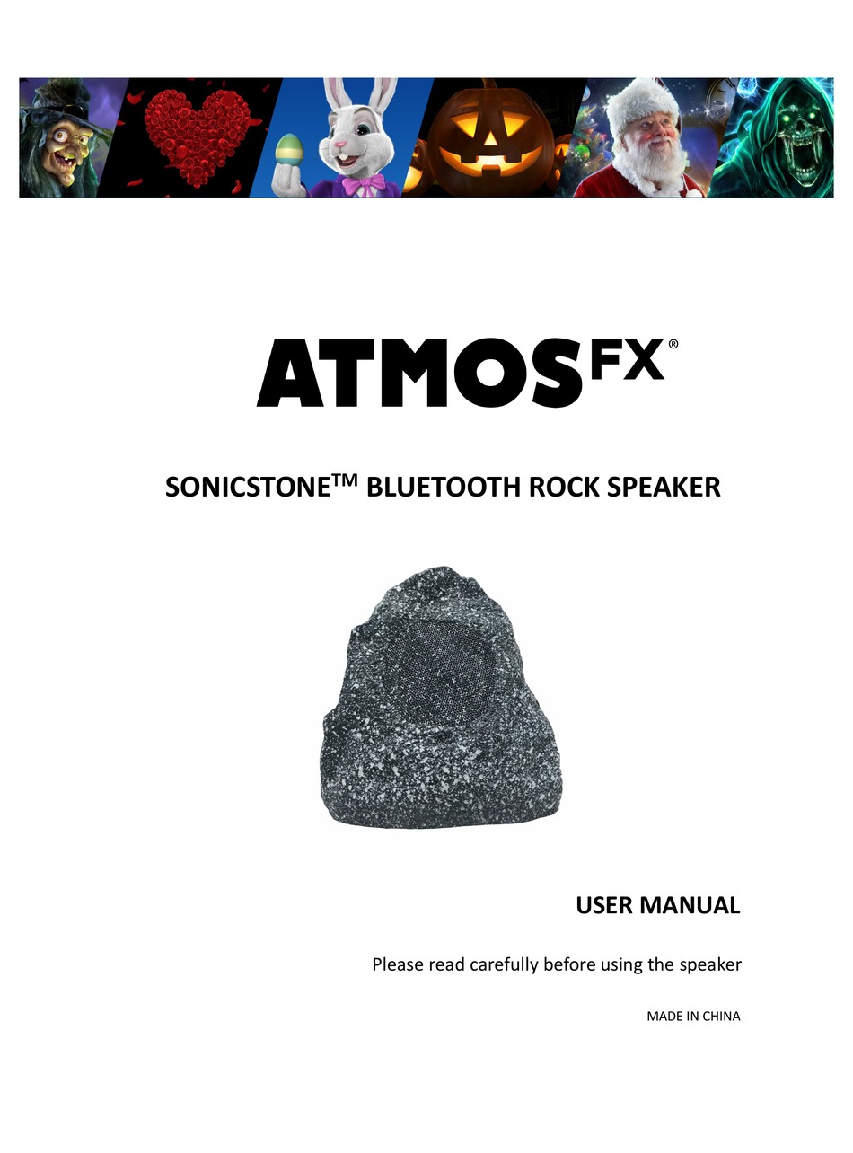 ATMOSFX SONICSTONE USER MANUAL Pdf Download ManualsLib