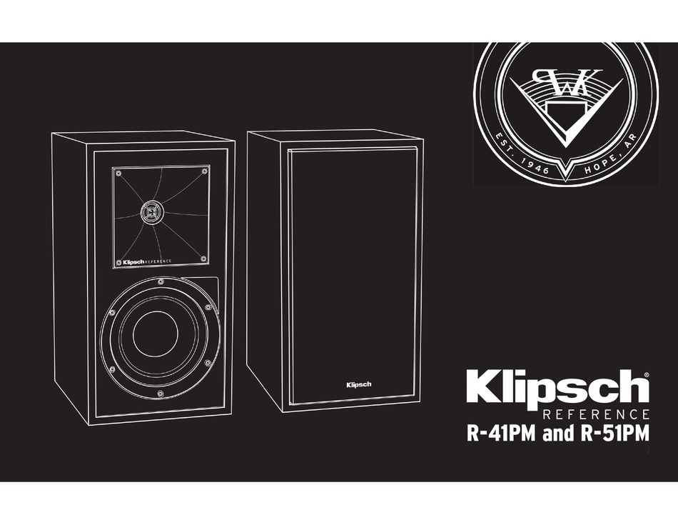 KLIPSCH R-41PM MANUAL Pdf Download | ManualsLib