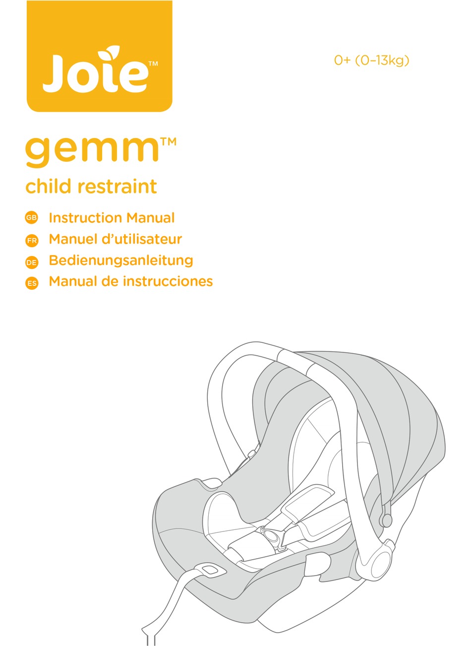 JOIE GEMM INSTRUCTION MANUAL Pdf Download ManualsLib