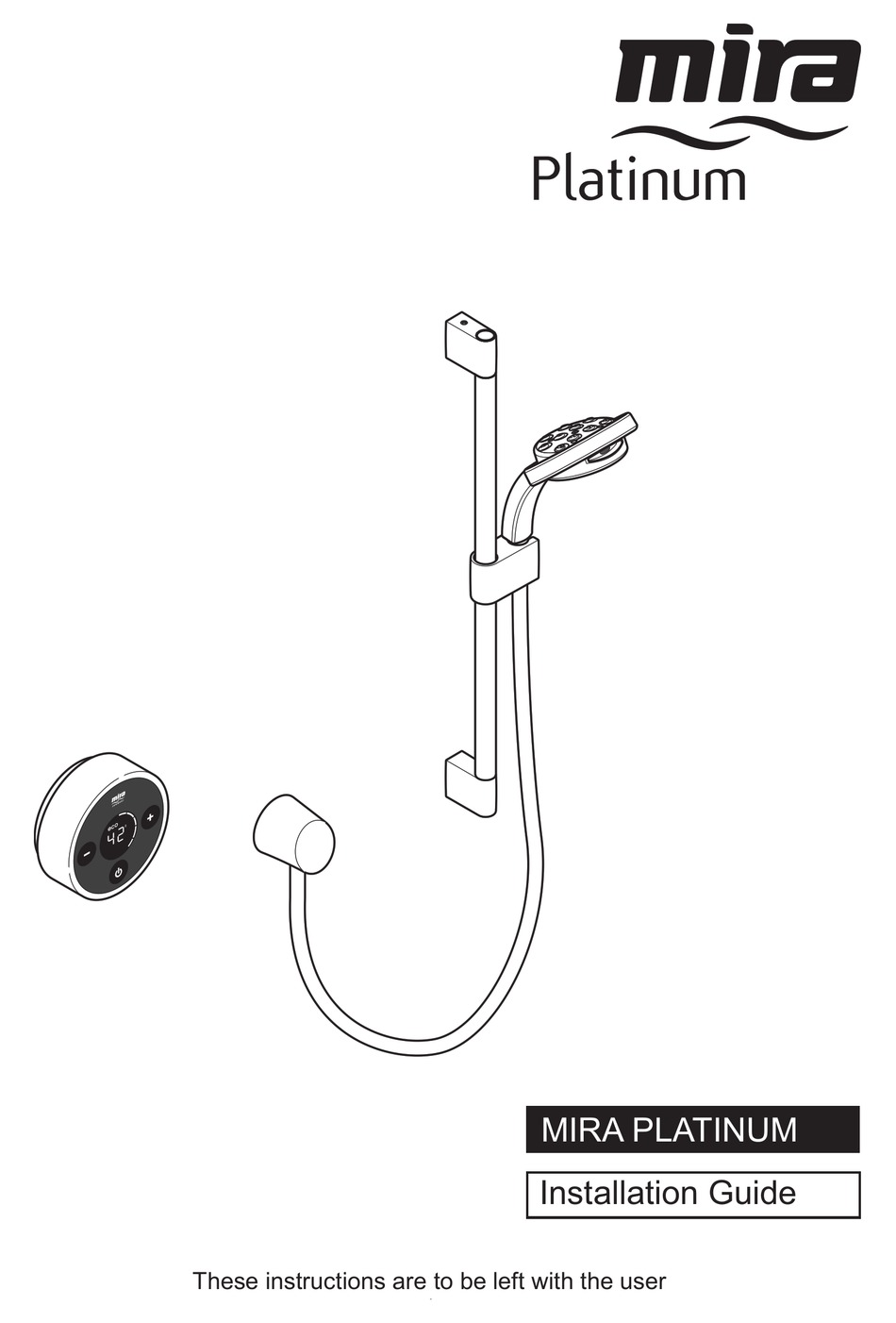 MIRA PLATINUM INSTALLATION MANUAL Pdf Download ManualsLib