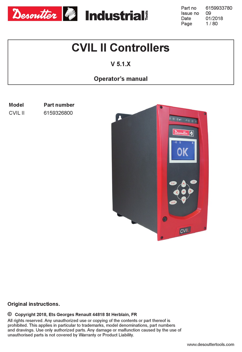 DESOUTTER CVIL II OPERATOR'S MANUAL Pdf Download ManualsLib