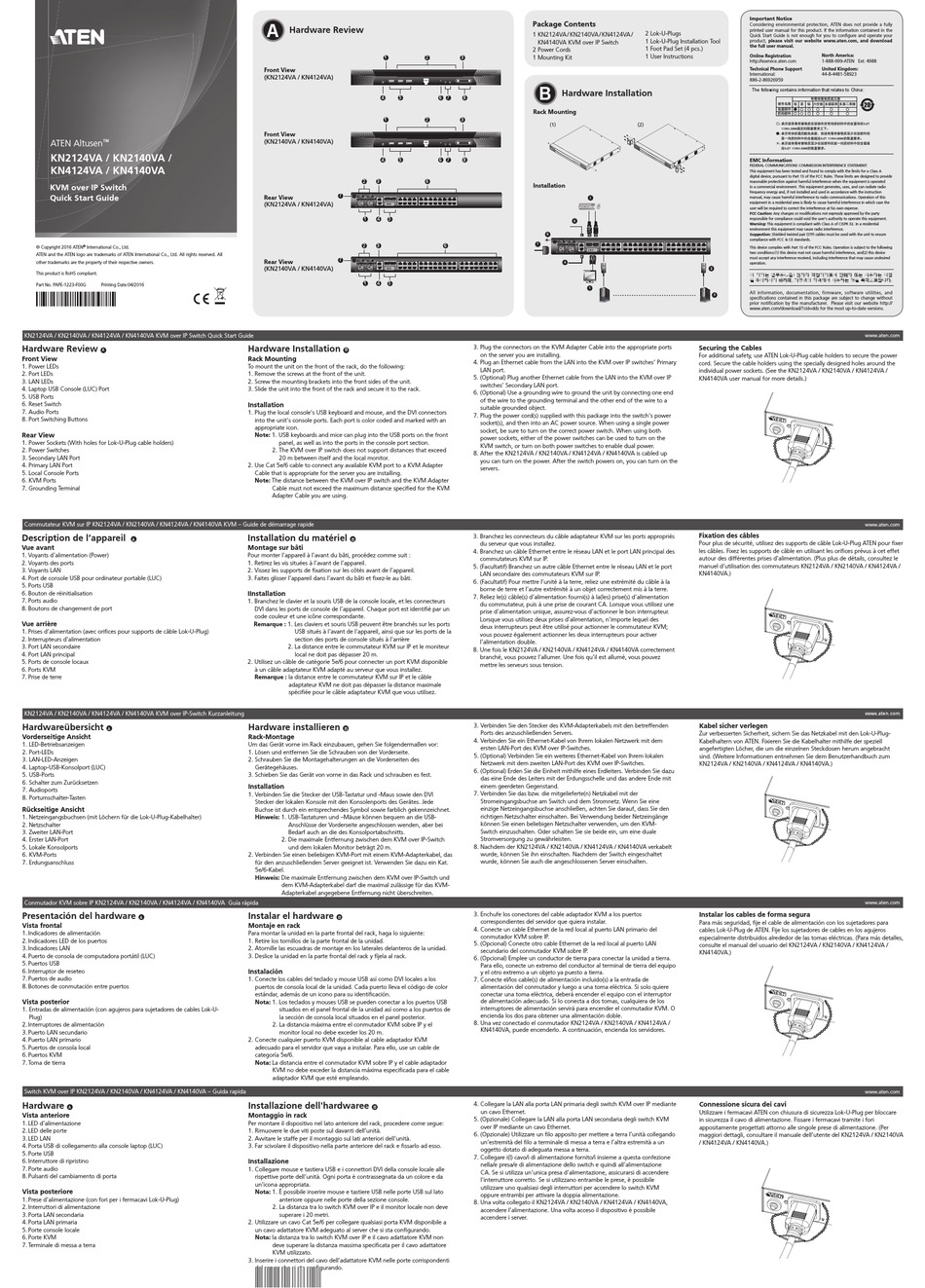 ATEN ALTUSEN KN2140VA QUICK START MANUAL Pdf Download | ManualsLib