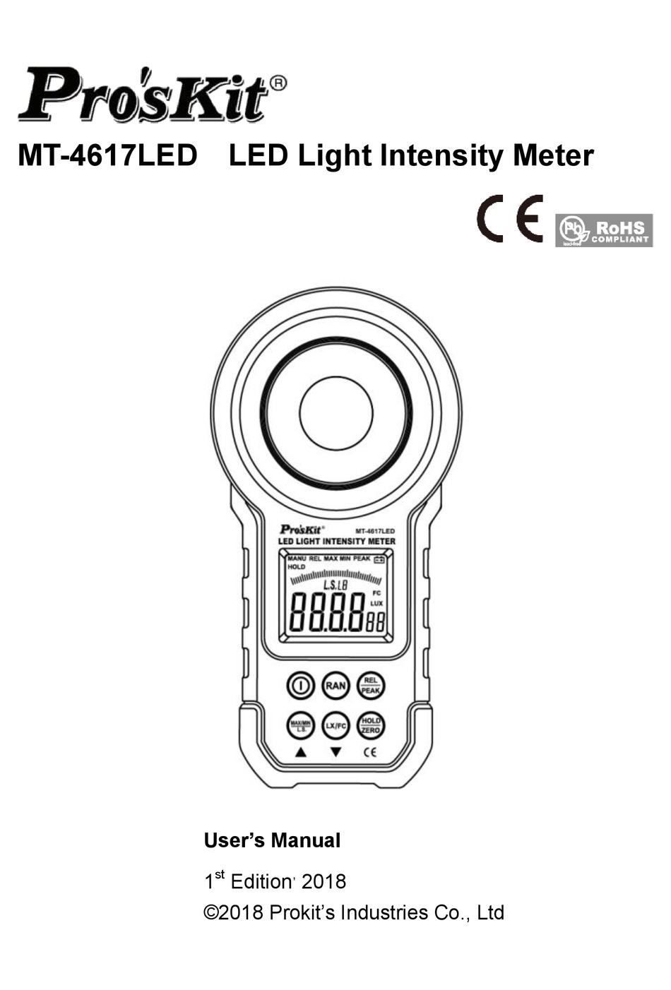 PRO'SKIT MT4617LED USER MANUAL Pdf Download ManualsLib