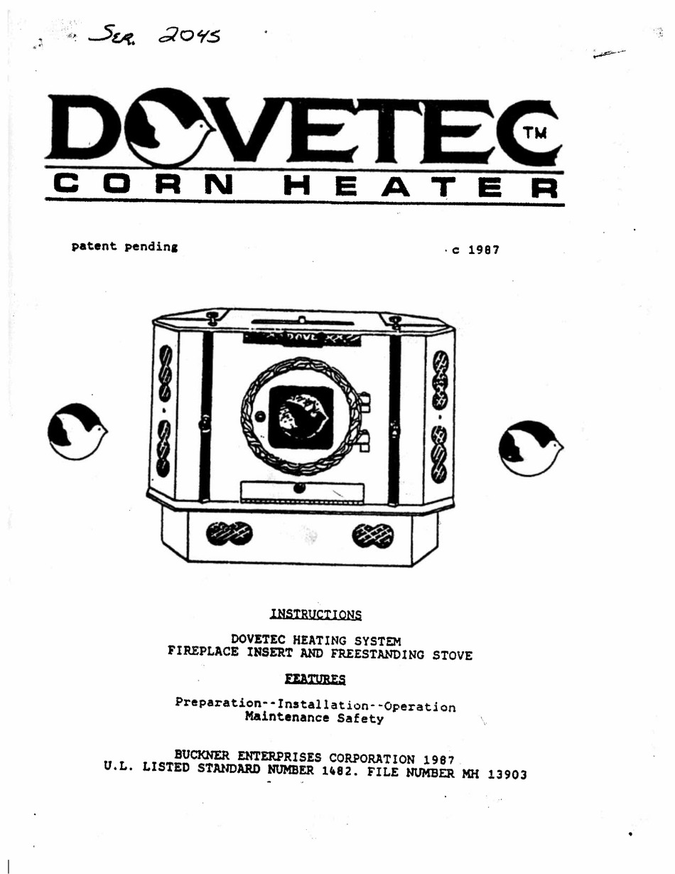 DOVETEC 2045 SERIES INSTRUCTIONS MANUAL Pdf Download | ManualsLib