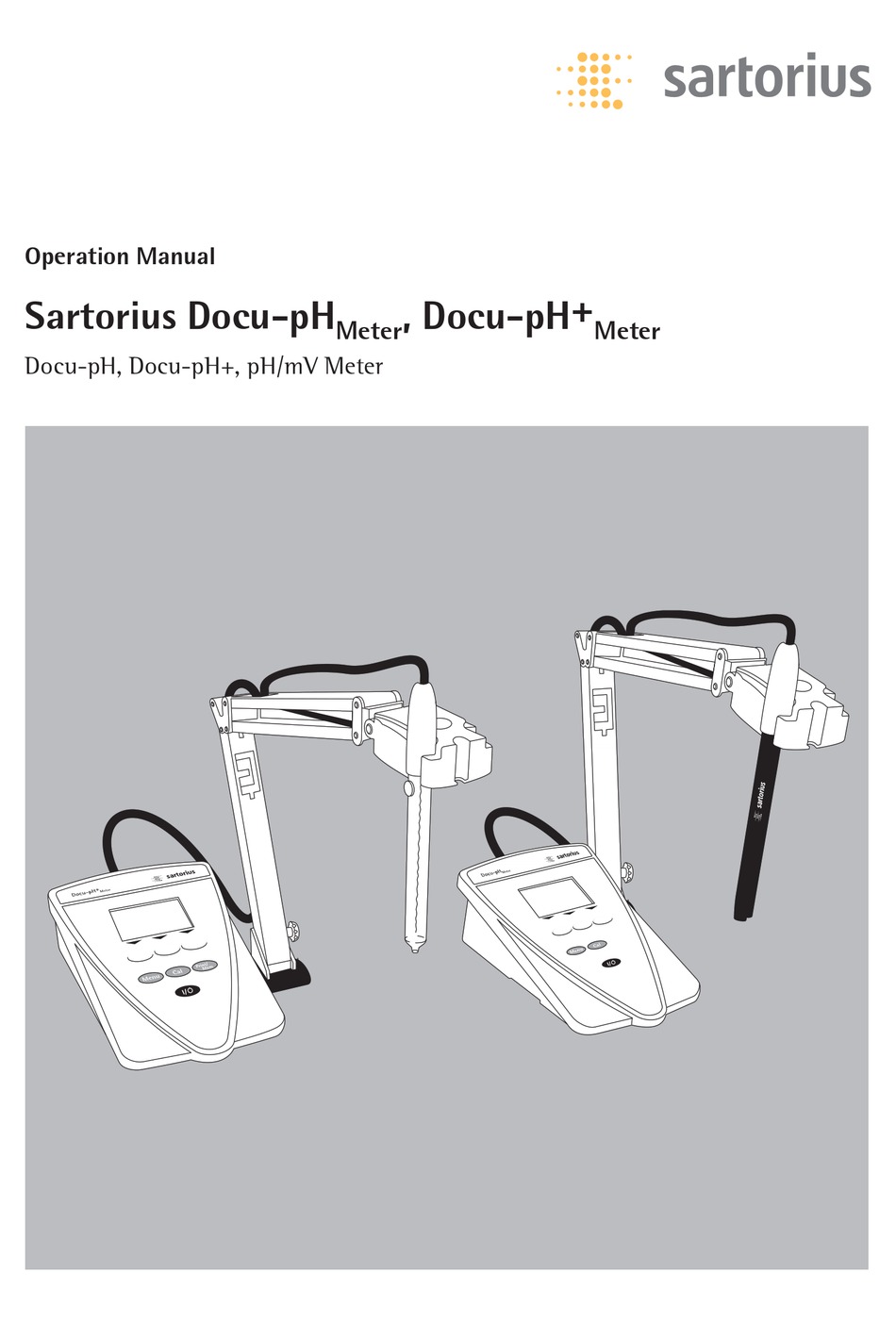 SARTORIUS DOCUPH OPERATION MANUAL Pdf Download ManualsLib