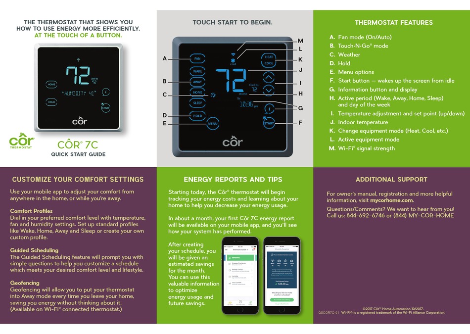 COR 7C QUICK START MANUAL Pdf Download | ManualsLib