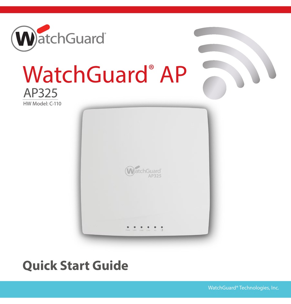 WATCHGUARD AP325 QUICK START MANUAL Pdf Download ManualsLib
