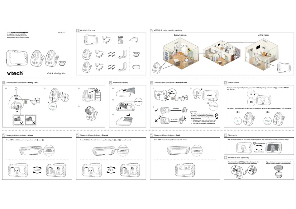 vtech safe&sound vm342