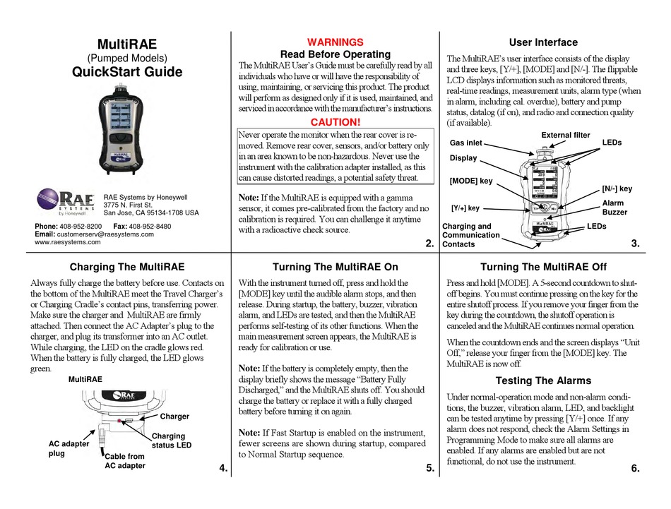 RAE MULTIRAE QUICK START MANUAL Pdf Download ManualsLib