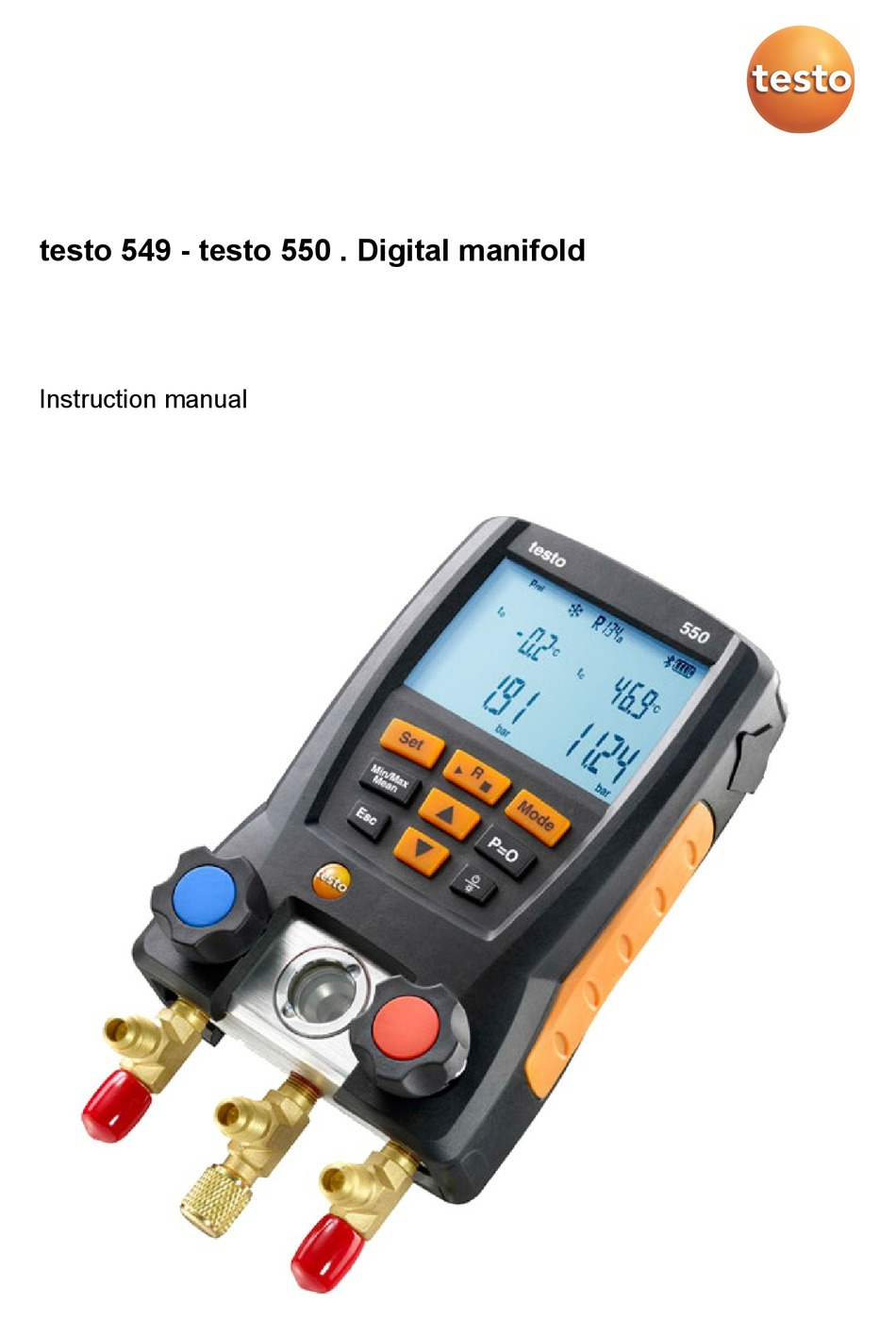 TESTO 549 INSTRUCTION MANUAL Pdf Download | ManualsLib