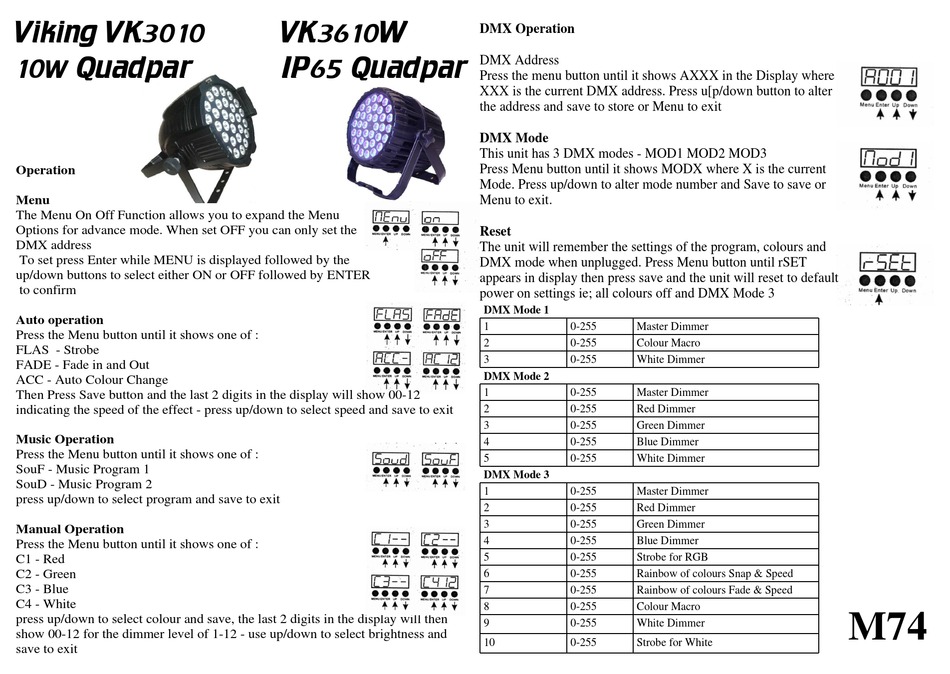 VIKING VK3010 INSTRUCTIONS Pdf Download ManualsLib