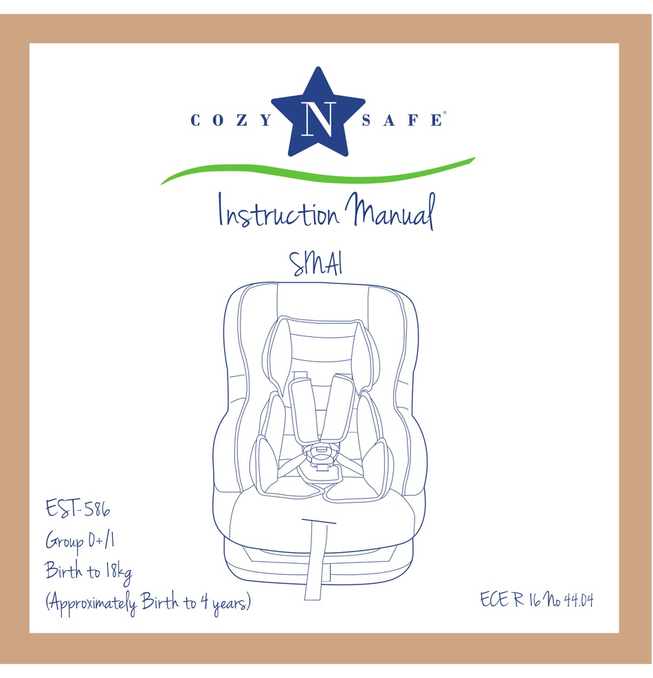 COZY N SAFE EST586 INSTRUCTION MANUAL Pdf Download ManualsLib
