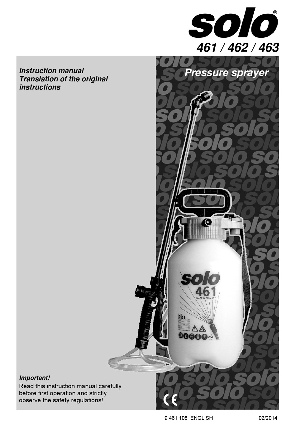SOLO 461 INSTRUCTION MANUAL Pdf Download | ManualsLib