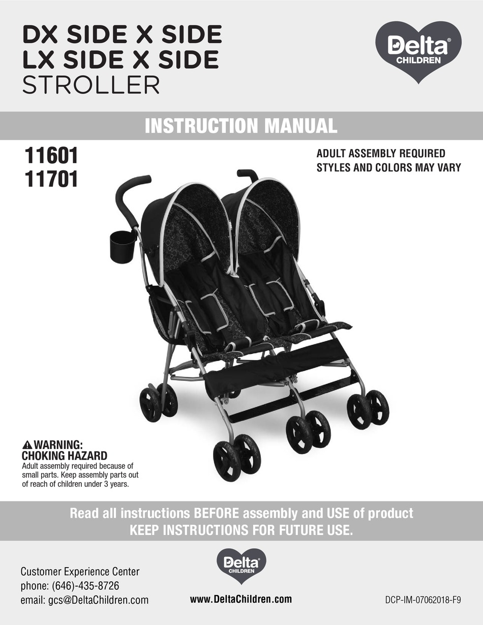delta side by side stroller