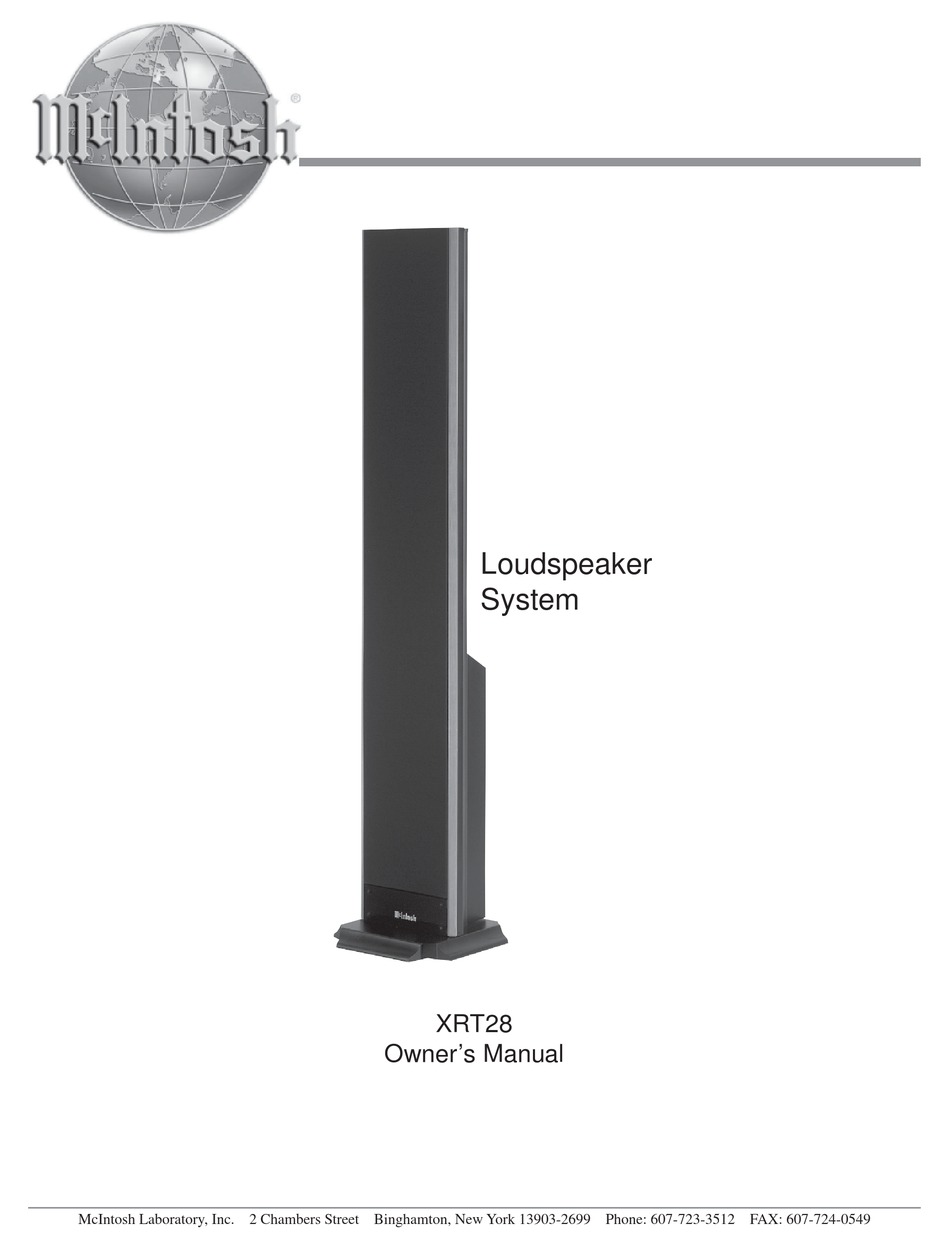 mcintosh xrt28