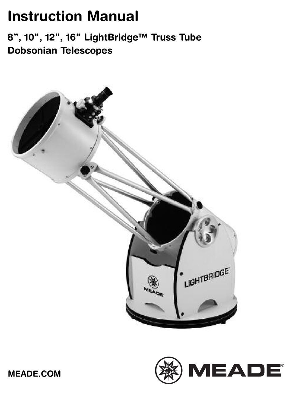 MEADE TELESCOPES INSTRUCTION MANUAL Pdf Download | ManualsLib