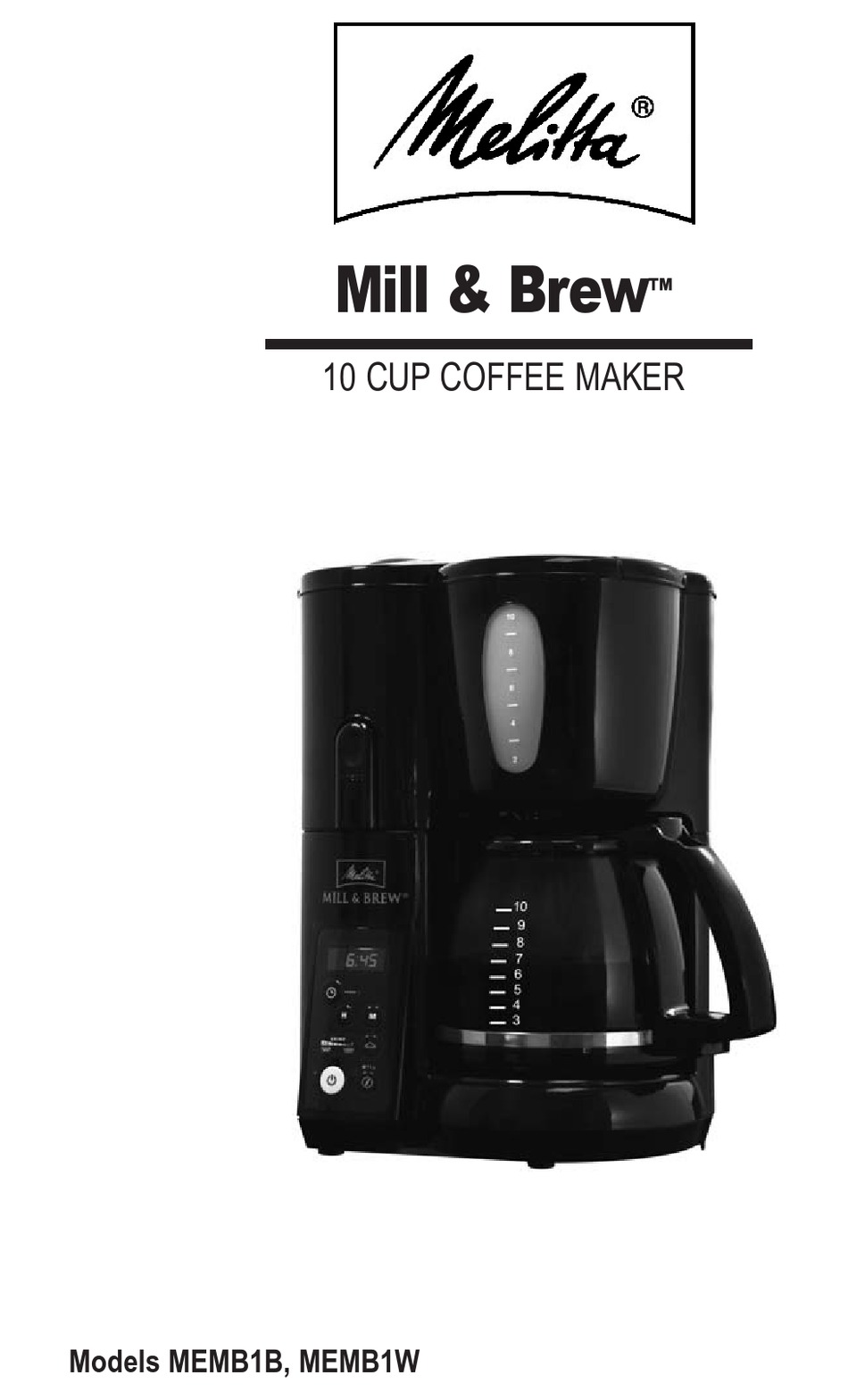 Mueller CB-175 QuickBrew Cold Brew Coffee and Tea Maker Instruction manual