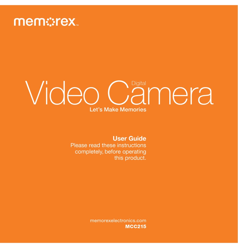 MEMOREX MCC215 USER MANUAL Pdf Download ManualsLib