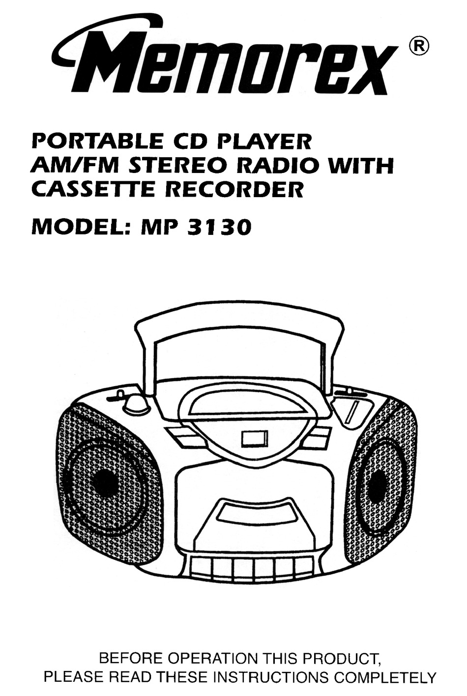 MEMOREX MP 31 30 USER MANUAL Pdf Download ManualsLib