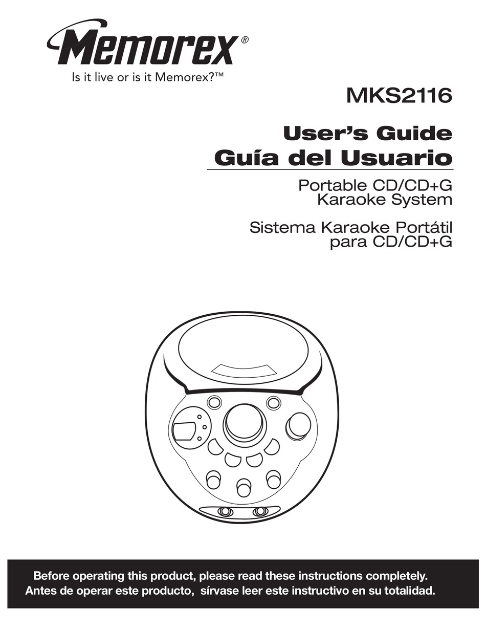 MEMOREX MKS2116 USER MANUAL Pdf Download ManualsLib