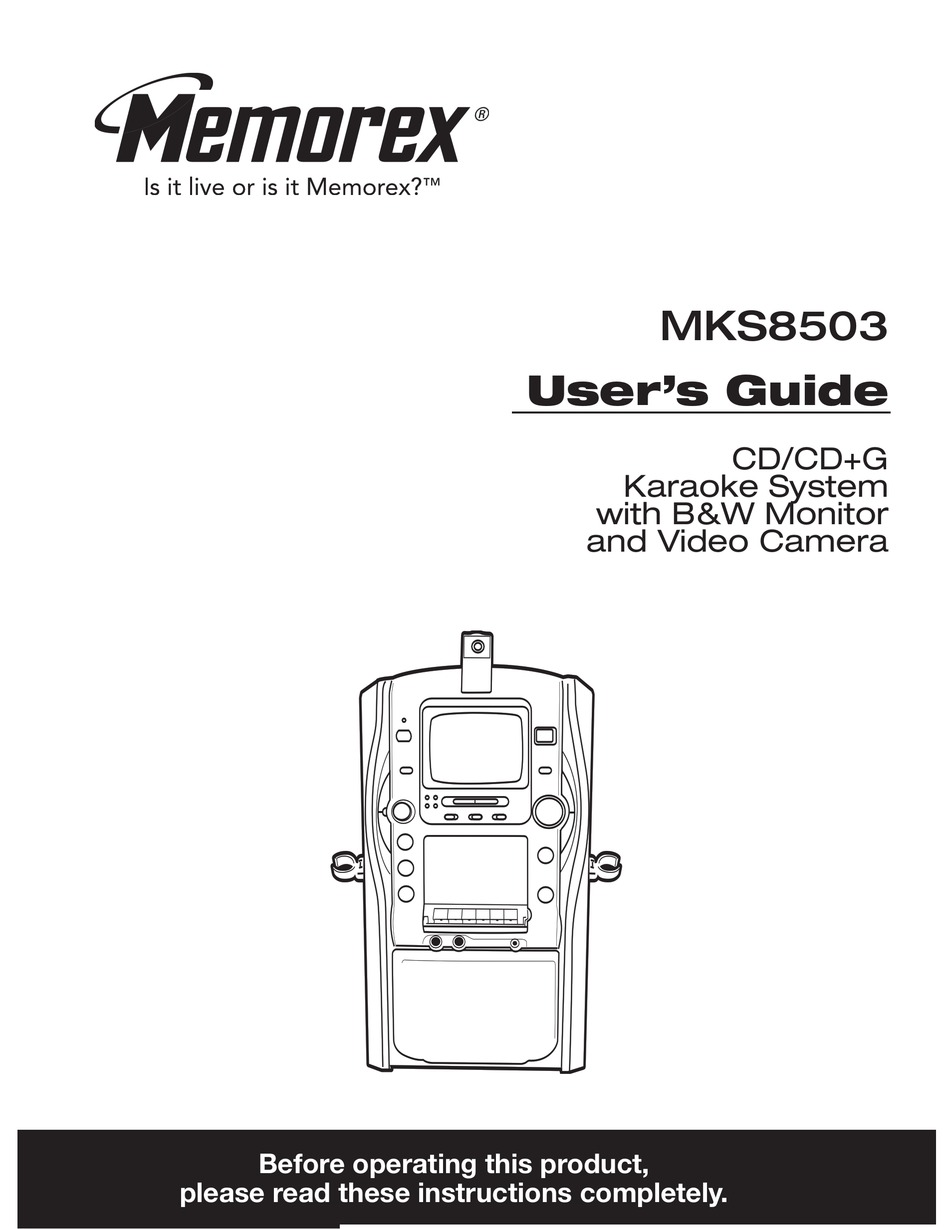 MEMOREX MKS8503 USER MANUAL Pdf Download ManualsLib