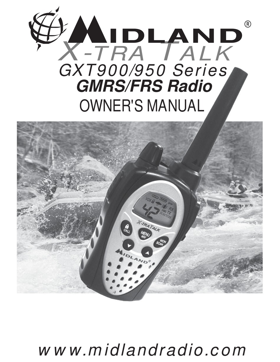 Midland X Tra Talk Gxt900 Series Owner S Manual Pdf Download Manualslib