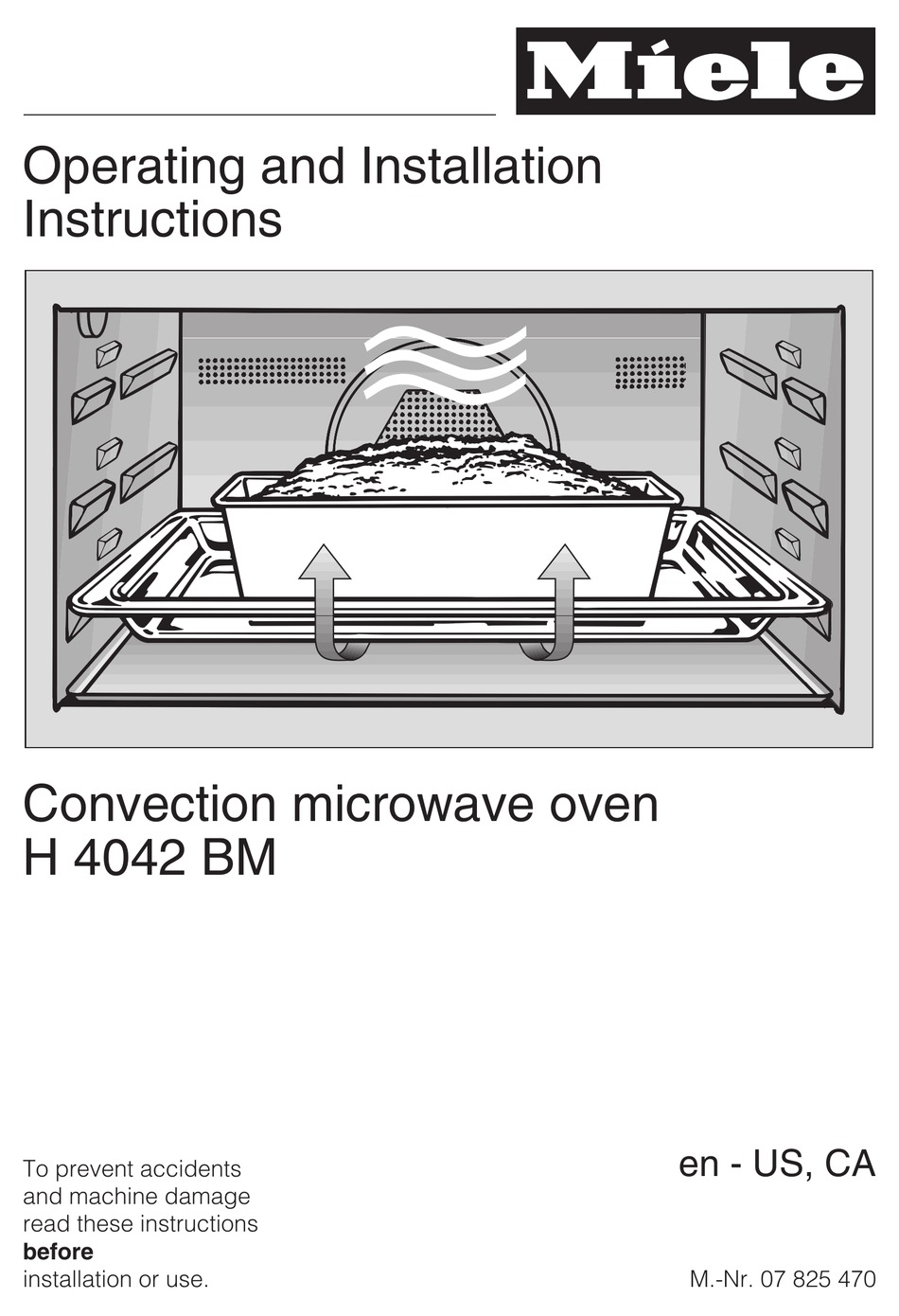 MIELE H4042BM OPERATING AND INSTALLATION INSTRUCTIONS Pdf Download