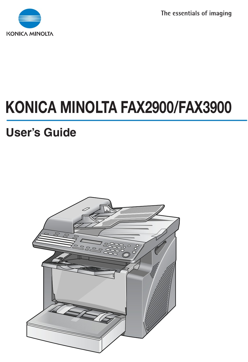 KONICA MINOLTA FAX2900 USER MANUAL Pdf Download ManualsLib