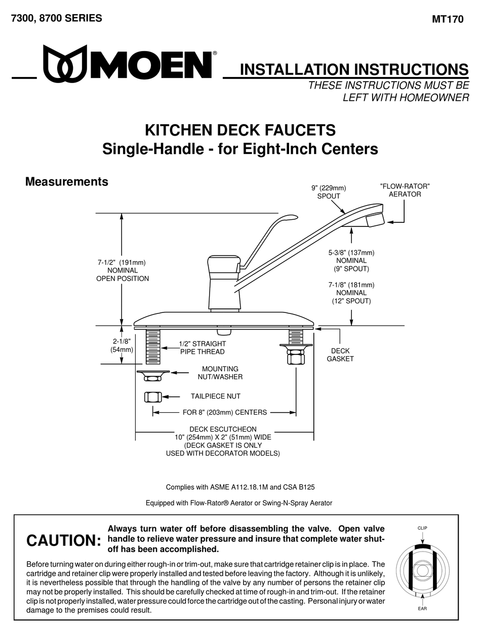 Moen 7300 